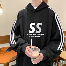 条纹连帽卫衣SWY2491-P55控8850棉，男装卫衣，电商B370
