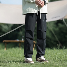 311B-1-K8601-P45控78秋季潮流户外褶皱冲锋裤宽松工装休闲长裤，男装工装外套，星座311B-1