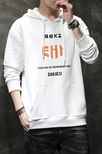 套头卫衣男春秋季韩版青少年运动休闲潮流连帽衣服DF173T图片