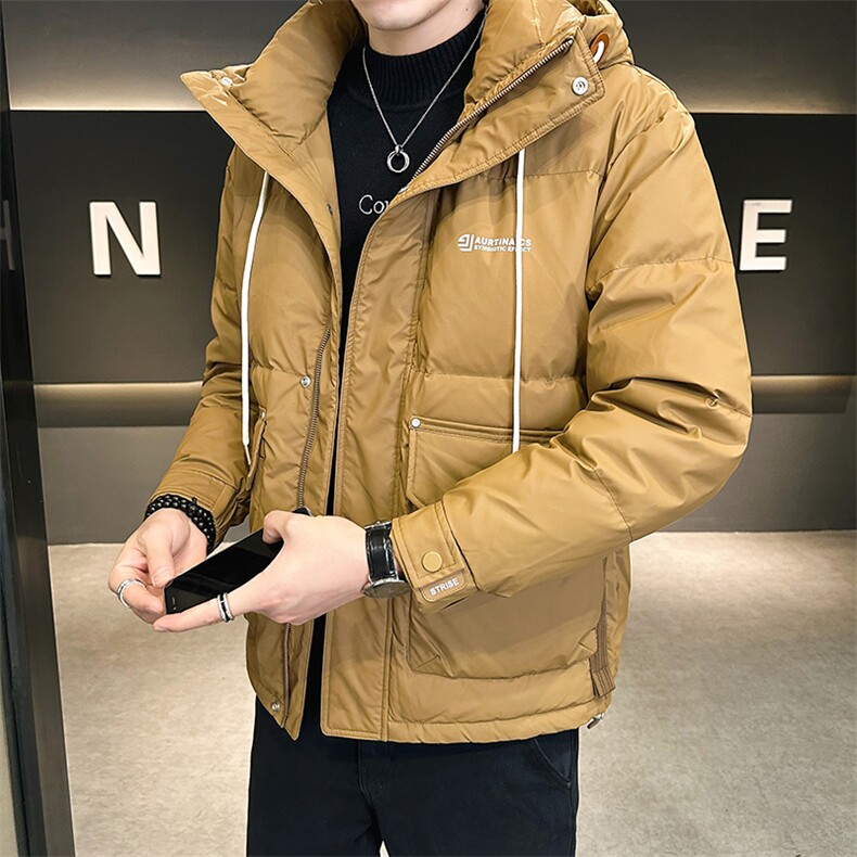 AK87822钱塘2020-3百搭简约时尚休闲冬季厚款中年男士羽绒服P185,男装羽绒服,钱塘207-3