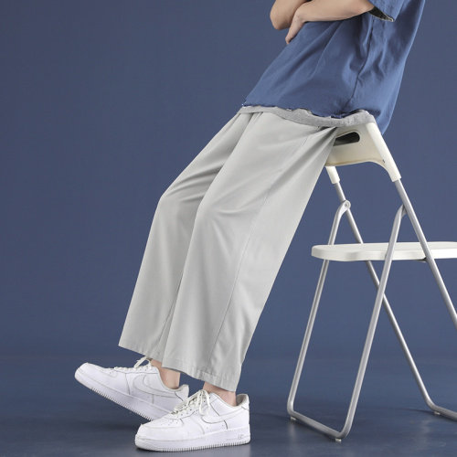九分裤夏季薄款冰丝速干裤子男士运动直筒休闲裤  2025-特批20图片