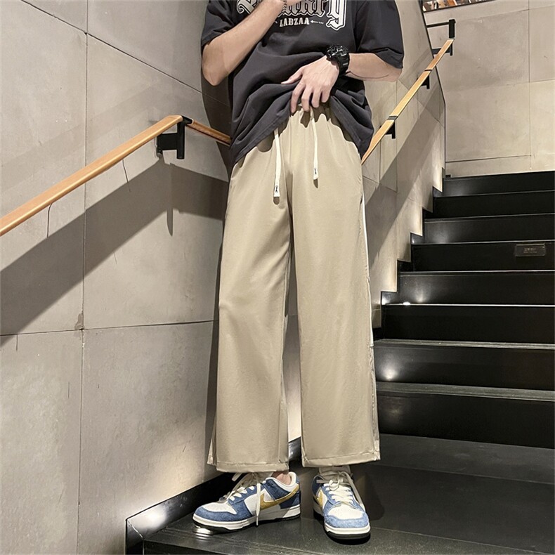 抖音高品质夏季冰丝薄款休闲九分裤男BK231-P45控68,男装休闲裤,电商B370