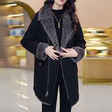 （现货）新款洋气显瘦加厚保暖外穿托卡毛时尚气质皮毛一体外套女，女装皮草，韩蔻秀