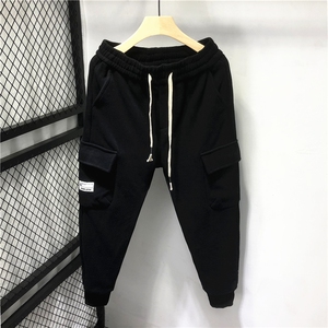冬季加绒加厚工装运动休闲卫裤精品青年百搭休闲裤 B230 P3款图片