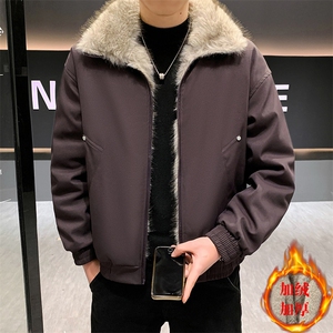 MA31-P125（座山雕）冬季新款加棉加厚帅气派克服宽松时尚棉服图片