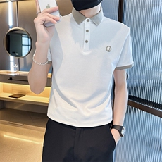 爆！现货主推夏季短袖翻领Polo衫5色大码半袖T066-特P40，男装T恤，电商D342