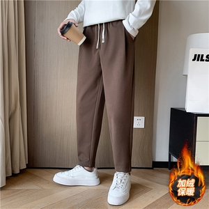 毛呢裤男秋冬季直筒加厚呢子裤子C208-6725-P68加绒P78控98-109.9图片