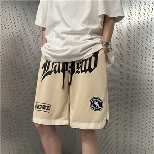 现货 2024夏季新款宽松休闲五分裤男潮牌百搭运动中裤 K6395-P30图片