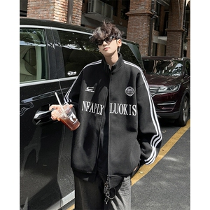 F548 P 55秋装男装休闲卫衣时尚宽松外套运动男装图片