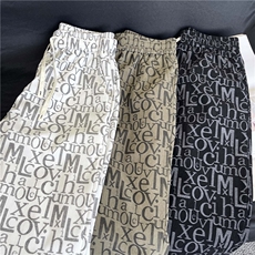 现货！美式高街提花字母小众设计休闲长裤-EX51064-特批28，男装休闲裤，电商A061