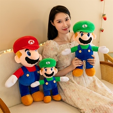 钻下水道的马里奥多尺寸毛绒玩具