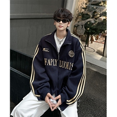 F548P55秋装男装休闲卫衣时尚宽松外套运动男装，女装短外套，星座512-6