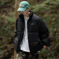 立领冬季男士棉衣刺绣加厚情侣款棉服潮棉袄青年A266-WMY2230-P65，男装棉衣，电商A266