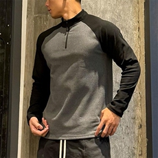 半高领德绒可外穿打底衫男款内搭加绒卫衣高级感秋冬T170-P35，男装T恤，星座308B-2