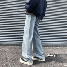 XZ616秋季新款宽松百搭纯色休闲牛仔裤TY942P45控58，男装牛仔裤，星座512A（原616）