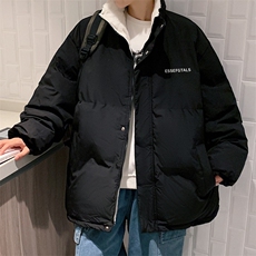 ！2023秋冬简约字母印花男士加绒棉衣情侣棉服外套MY101特P78，男装棉衣，电商B220
