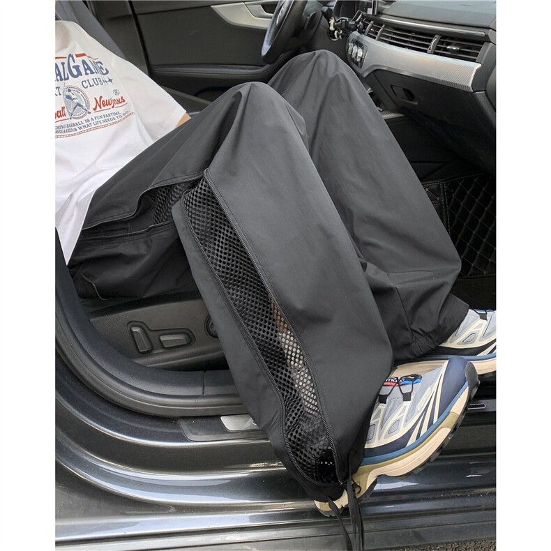 夏季侧拉链透气网布休闲裤男宽松速干裤伞兵裤K10130/P48，男装休闲裤，星座506