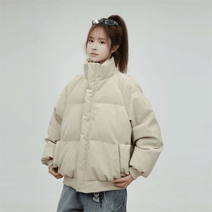 直播现货原版高品质冬季美式帆布皮棉服立体纹理加厚棉衣外套图片