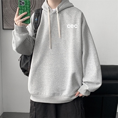 纯棉连帽卫衣男大码运动帽衫宽松薄WY2294-P35，男装卫衣，电商A040