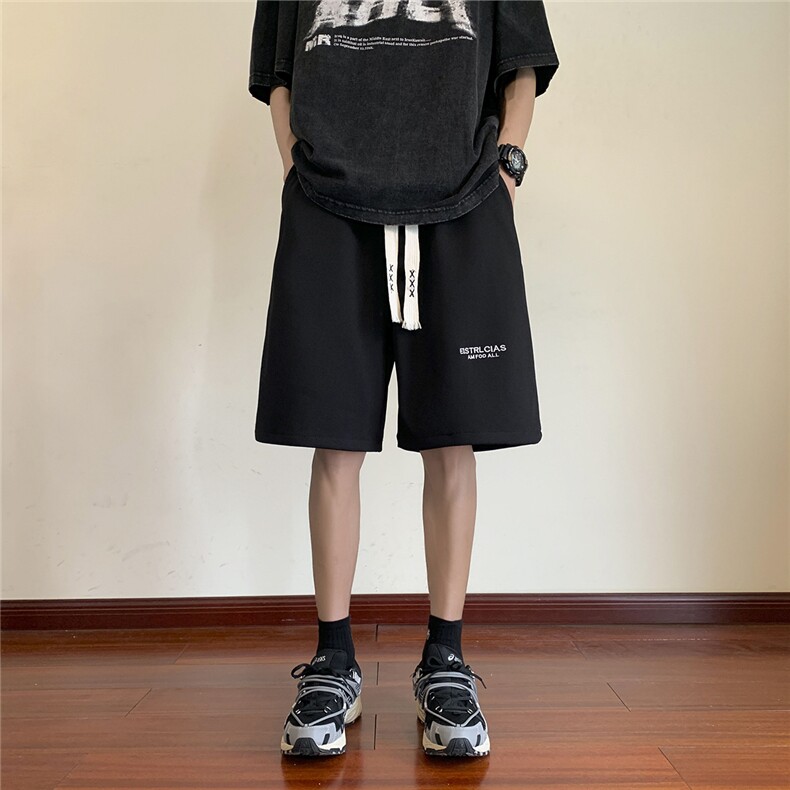 夏季短裤男宽松五分裤刺绣D329-QM604-P40-控58,男装牛仔裤,电商D329