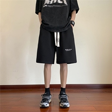 夏季短裤男宽松五分裤刺绣D329-QM604-P40-控58，男装牛仔裤，电商D329
