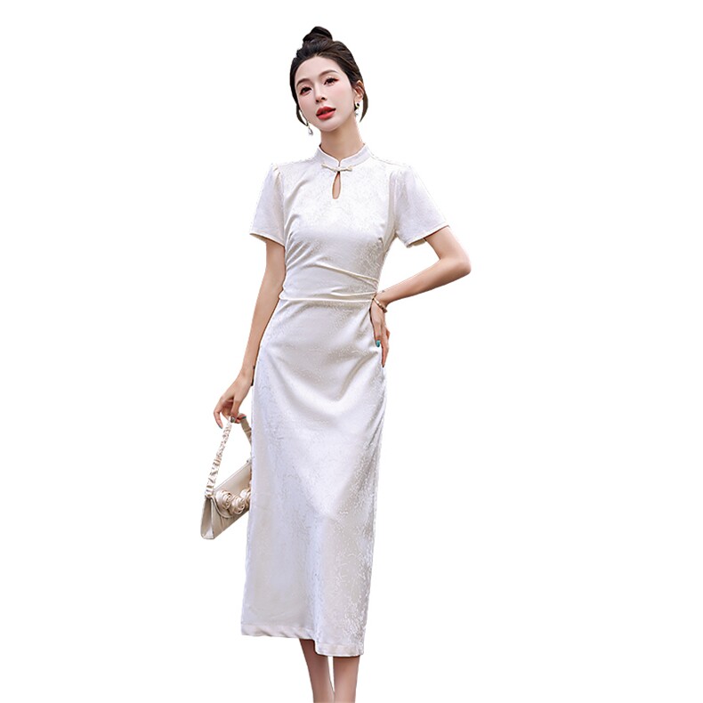 2024夏装新款时尚新中式连衣裙,女装连衣裙,浙宝281