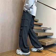 XZ616秋季重磅多口袋双褶垂感扎染水洗脏脏裤TY1045特P40控78，男装休闲裤，星座512A（原616）