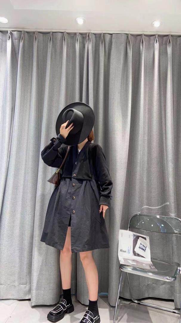 2021秋装新款欧美风洋气风衣，女装风衣，雪儿伊秀