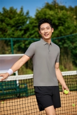 高端冰丝无痕夏季POLO衫男女同款透气POLO领2025年夏季，女装T恤，玖雅羊绒