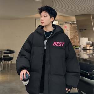 棉袄厚外套港风日系棉衣纯色棉服大码面包服1016-1 M08 P90 K118图片