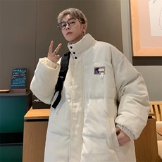 设计情侣装棉服冬2024新款男女宽松灯芯绒棉衣外套MF120-P85，男装棉衣，星座412-2