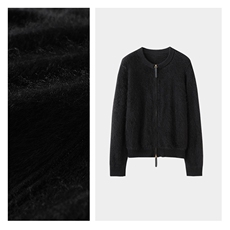 2026年秋季时尚百搭通勤简约休闲圆领拉链开衫，女装羊绒衫，致织羊绒