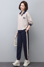 高级感休闲运动套装女2025春秋新款妈妈时尚穿搭一整套卫衣两件套，女装套装/套裙，忆绮罗