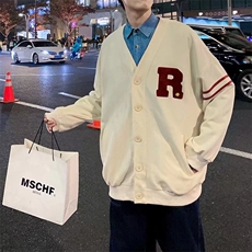 开衫卫衣男春季潮韩版宽松百搭情侣外套Y48P40，男装针织衫/毛衣，星座1116-2