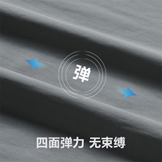 春夏新款2023年男士宽松直筒大板中老年爸爸弹力长裤商务休闲裤子，男装西裤，电商B360