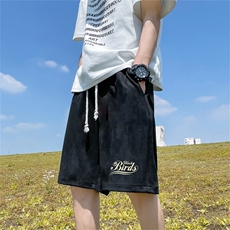 重磅夏季麂皮绒休闲短裤休闲五分裤JDK473-特p25控48，男装牛仔裤，电商B370