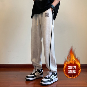 ！2023冬季男士加绒加厚休闲运动裤华棉卫裤WK2002P55加绒P65图片