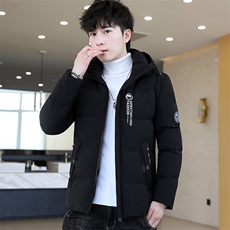 男式冬季青少年连帽短款棉衣男时尚百搭棉服外套MY719-P78，男装棉衣，星座310B-3