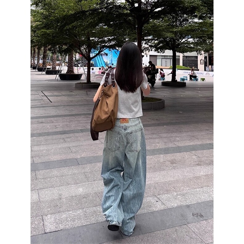 N1502-P53闪电纹字母纹理烫钻弯刀牛仔裤,男装牛仔裤,电商B323A