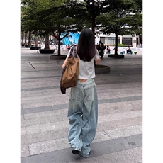 N1502-P53闪电纹字母纹理烫钻弯刀牛仔裤，男装牛仔裤，电商B323A