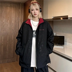 网图双面穿满天星夹克外套冲锋衣J6066-P65棉服MY6077-P90，男装夹克，星座1213