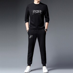 CA9830钱塘2020-2秋冬季新款时尚休闲帅气中青年男士套P160,男装休闲套装,钱塘207-2