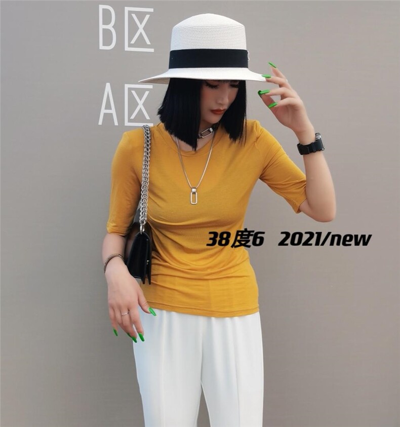 现货【真正跑量百搭T】时尚百搭神器，女装，38度6