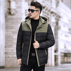2025新款中年户外双面穿羽绒服外套男士冬款休闲一衣三穿羽绒服，男装羽绒服，钱塘723