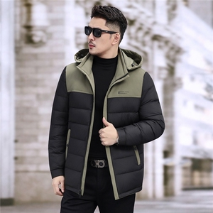 2025新款中年户外双面穿羽绒服外套男士冬款休闲一衣三穿羽绒服图片