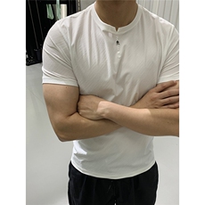 25夏季新款高品质透气舒适印花短袖T恤肌肉男705-1-T008-P55，男装T恤，星座705-1
