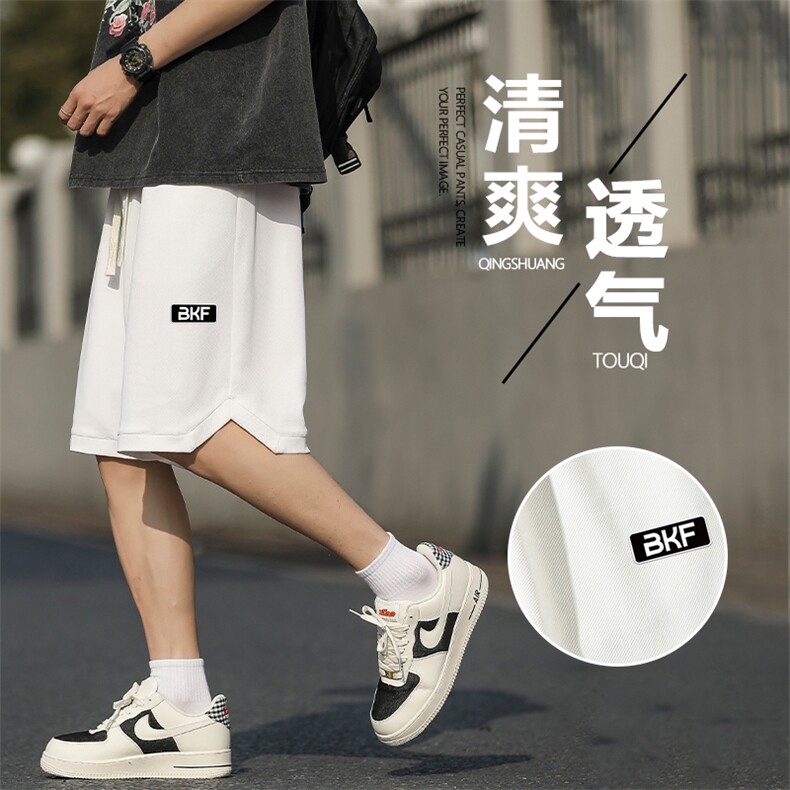 百搭透气舒适休闲百搭五分裤清爽透气宽松短裤 XD2319-特批35图片