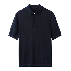 2025时尚男士短袖百搭简约针织衫，男装针织衫/毛衣，挚尚羊绒