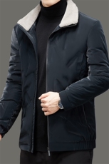 90白鸭绒羽绒服男士立领冬季保暖宽松休闲羽绒外套男DDCQ903-P230，男装羽绒服，电商B212（原钱塘6029）
