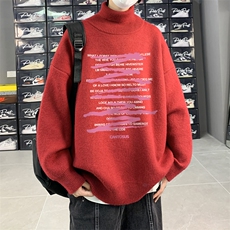 高质量！秋冬季高领毛衣加绒加厚翻领针织衫男毛衣FL523-特P38，男装针织衫/毛衣，电商B371